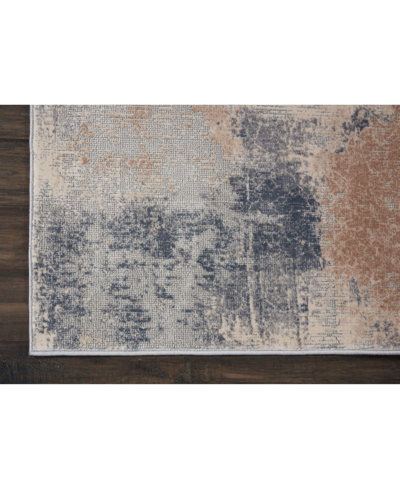 Nourison Home Rustic Textures Rus02 Beige And Gray 7'10" X 10'6" Area Rug In Beige,gray