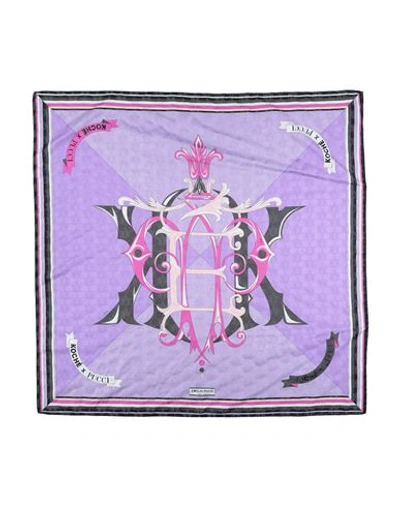 Shop Koché X Emilio Pucci Koché X Pucci Woman Scarf Lilac Size - Silk In Purple