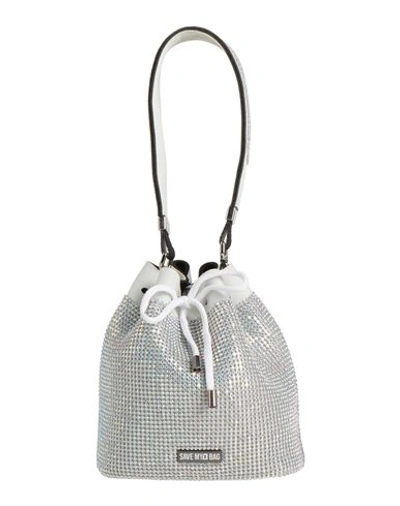 Shop Save My Bag Woman Handbag Light Grey Size - Textile Fibers