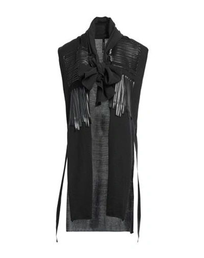 Shop Pierantonio Gaspari Woman Cardigan Black Size 8 Virgin Wool, Polyester