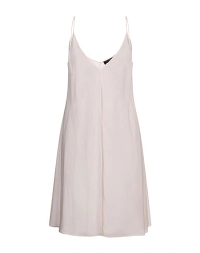 Shop Antonelli Woman Mini Dress Light Pink Size 8 Cotton