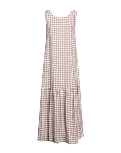 Shop Camicettasnob Woman Maxi Dress Brown Size 10 Linen