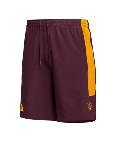 Shop Adidas Originals Men's Adidas Maroon Arizona State Sun Devils Aeroready Shorts