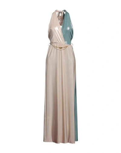 Shop No-nà Woman Maxi Dress Beige Size L Polyester, Elastane