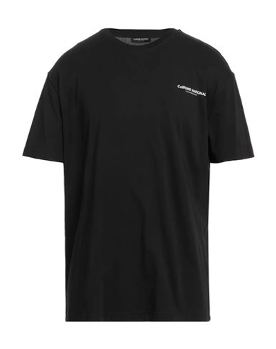 Shop Costume National Man T-shirt Black Size M Cotton