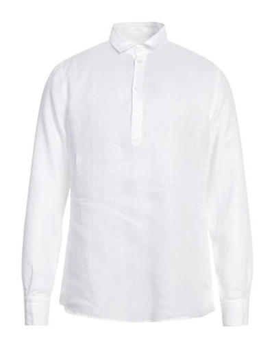 Shop Messagerie Man Shirt White Size 17 Linen
