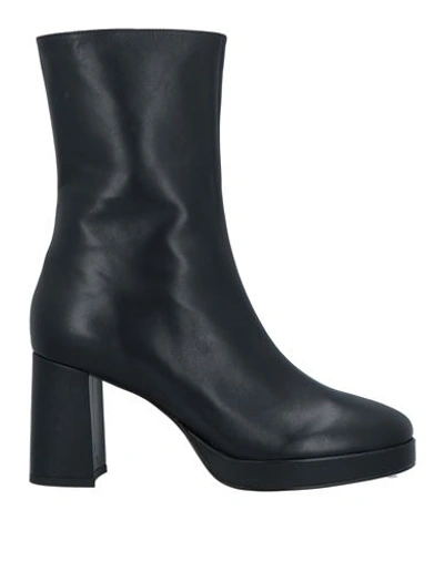 Shop Bibi Lou Woman Ankle Boots Black Size 11 Soft Leather