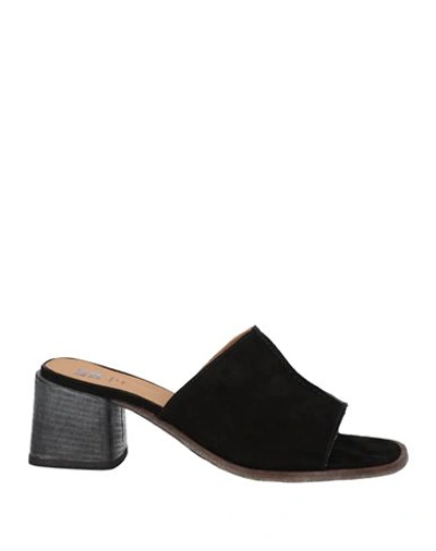 Shop Moma Woman Sandals Black Size 7.5 Leather