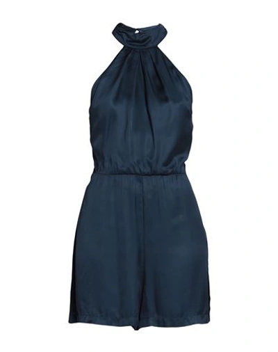 Kaos Woman Jumpsuit Midnight Blue Size 10 Viscose In Blue
