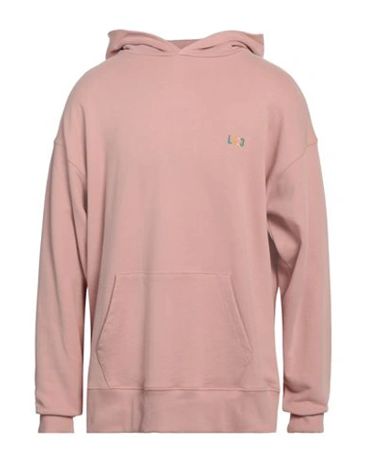 Shop Lc23 Man Sweatshirt Blush Size L Cotton In Pink