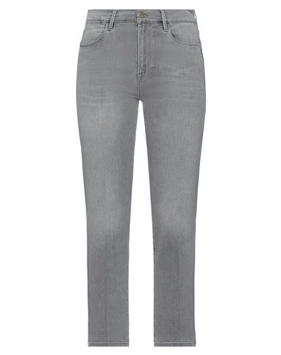Shop Frame Woman Jeans Grey Size 27 Cotton, Modal, Polyester, Elastane