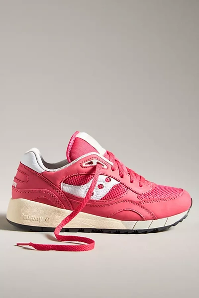 Shop Saucony Shadow 6000 Sneakers In Red