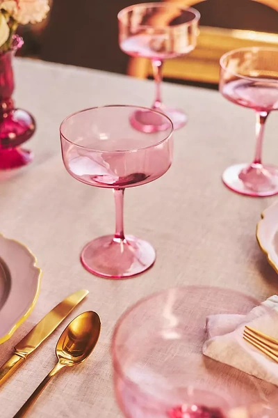 Anthropologie Morgan Coupe Glasses, Set Of 4