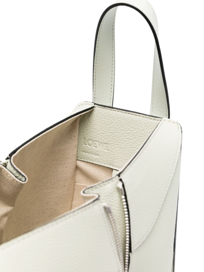 Shop Loewe Compact Hammock Leather Handbag In Grey