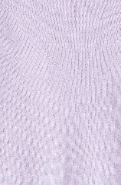 Nordstrom Signature V-neck Cashmere & Cotton Cardigan In Purple Betta