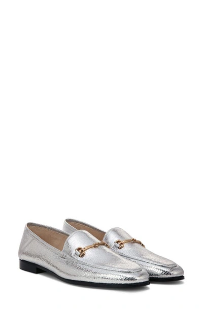 Shop Sam Edelman Loraine Bit Loafer In Soft Silver