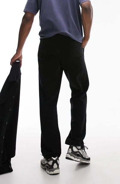 Shop Topman Heavyweight Cotton Sweatpants In Black