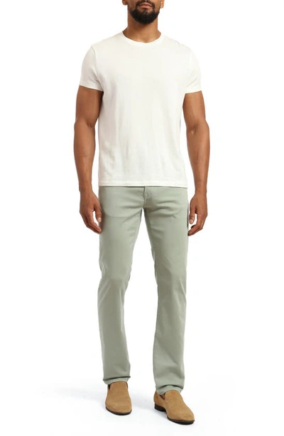 Shop 34 Heritage Charisma Relaxed Straight Leg Twill Pants In Iceberg Green Twill