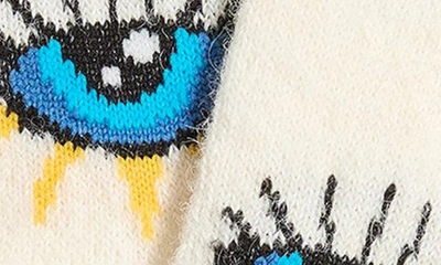 Shop Stems Cotton & Merino Wool Blend Crew Socks In Blue