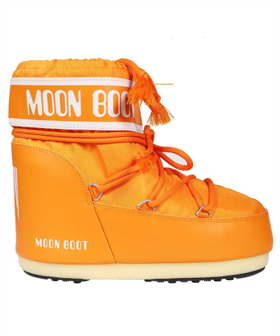 Shop Moon Boot Icon Low Nylon Boots In Orange