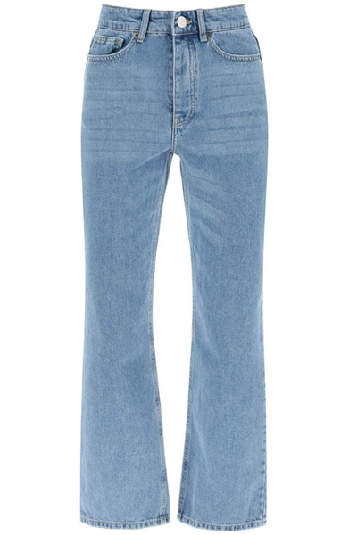 Shop By Malene Birger Milium Cropped Jeans In Organic Denim In Blue