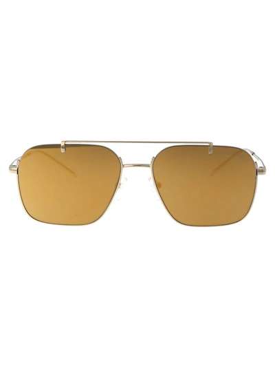 Shop Ea7 Emporio Armani Sunglasses In 301378 Shiny Pale Gold