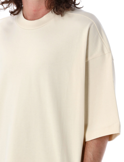 Shop Fear Of God Lounge Tee In Cream
