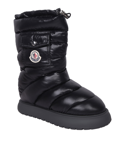 Shop Moncler Gaia Pocket Mid Black Boots