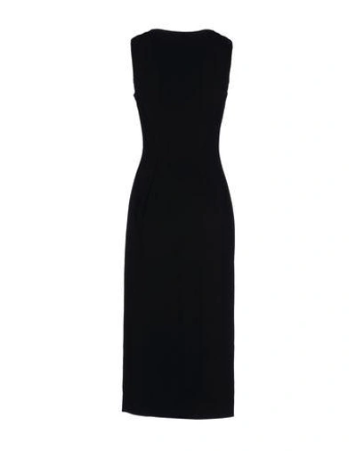 Shop Antonio Berardi Midi Dress In Black