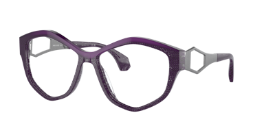 Alain Mikli Woman Sunglass A05501 In Photo Clear To Amethyst Quarz