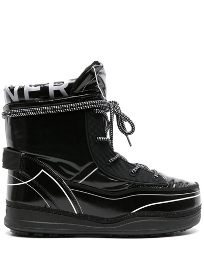 Shop Bogner Fire+ice Verbier 1 Snow Boots - Women's - Rubber/polyurethane/fabric In Black