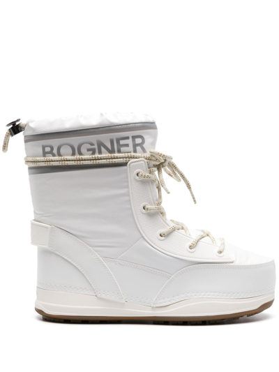 Shop Bogner Fire+ice White La Plagne 1 Snow Boots