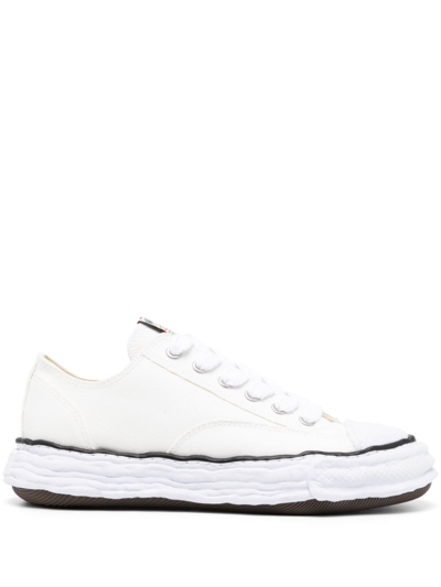 Shop Miharayasuhiro White Peterson23 Lace-up Sneakers