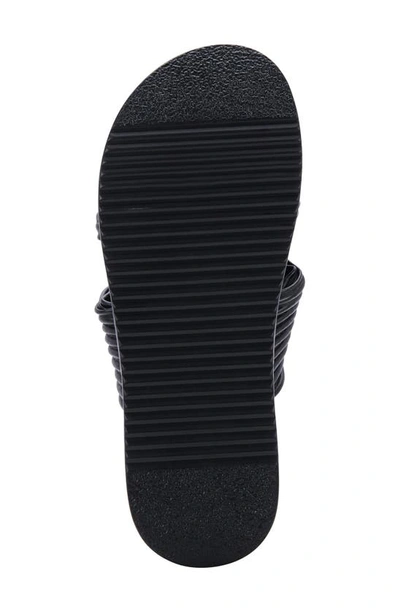 Blondo Women's Cadee Waterproof Platform Slides In Black