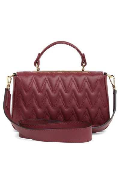 Shop Valentino By Mario Valentino Florence Quilt Crossbody Bag In Chianti