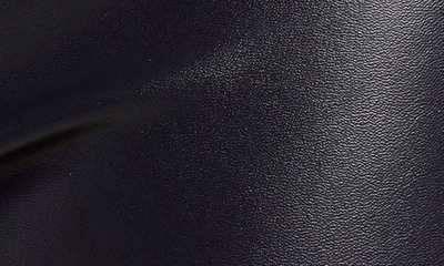 Hue Faux Leather High Waist Leggings In Navy