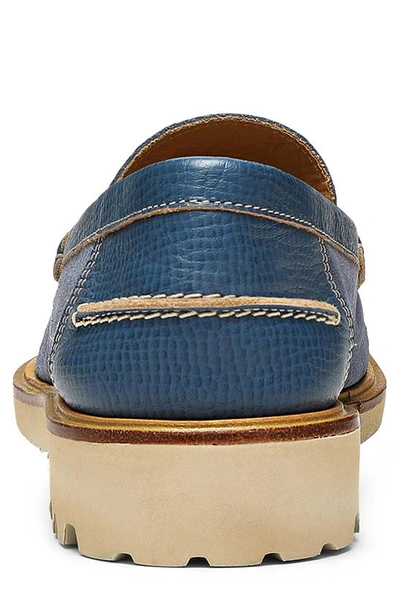 Donald Pliner Jimmy Penny Loafer In Light Blue