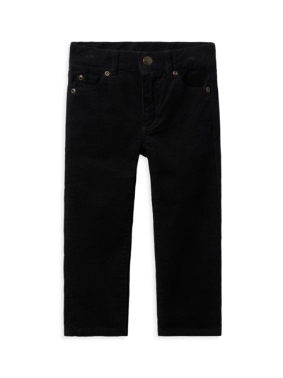 Shop Janie And Jack Baby Girl's, Little Girl's & Girl's Corduroy Slim-fit Pants In Black