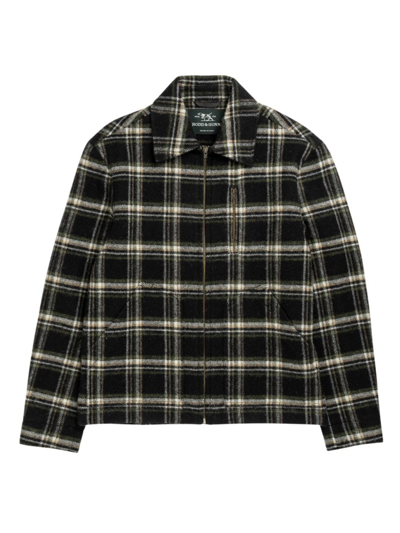 Shop Rodd & Gunn Men's Iverness Plaid Wool-blend Jacket In Onyx