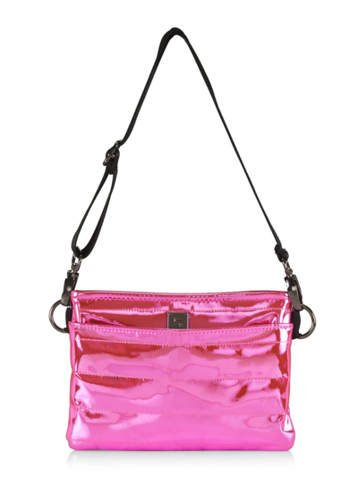 Shop Think Royln Women's The Original Crossbody Bum Bag In Hot Pink Mirror