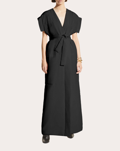 Shop Careste Women's Ophelia Sleeveless Silk Jacket In Black