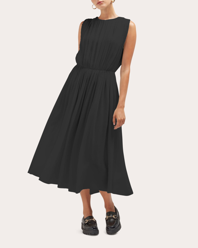 Shop Careste Women's Cala Silk Dress In Black