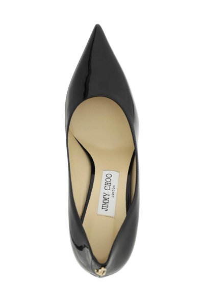 Shop Jimmy Choo Patent Leather Love 85 Pumps In Black