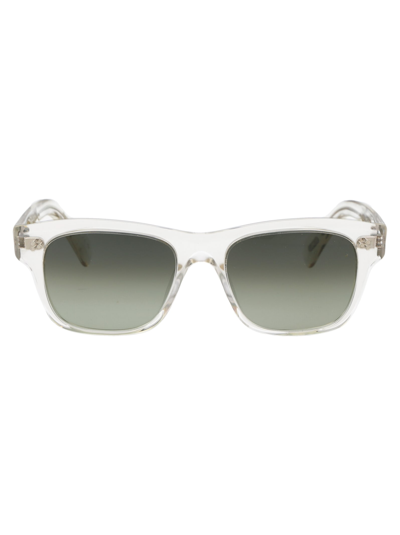 Shop Oliver Peoples Birell Sun Sunglasses In 1692bh Pale Citrine