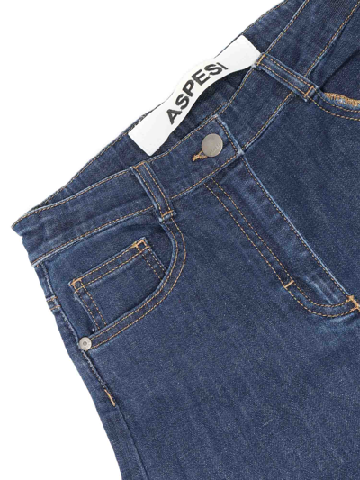 Shop Aspesi Loose Fit Jeans In Blue