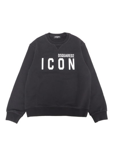 Shop Dsquared2 Icon Sweatshirt In Black