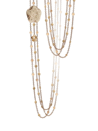 Shop Pasquale Bruni Women's Bon Ton 18k Rose Gold & 1.44 Tcw Diamond Necklace