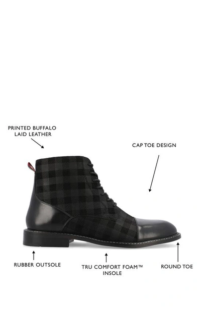 Shop Thomas & Vine Delon Cap Toe Ankle Boot In Black