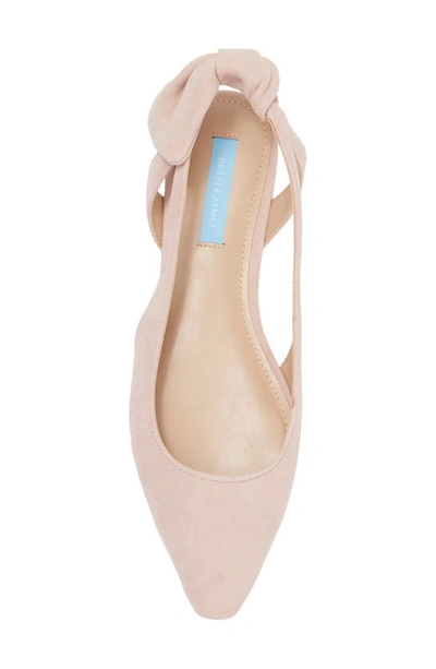 Shop Draper James Harriet Bow Slingback Flat In Natural