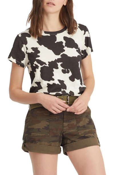 Sanctuary The Perfect Animal Print Cotton & Modal Top In Pony Print